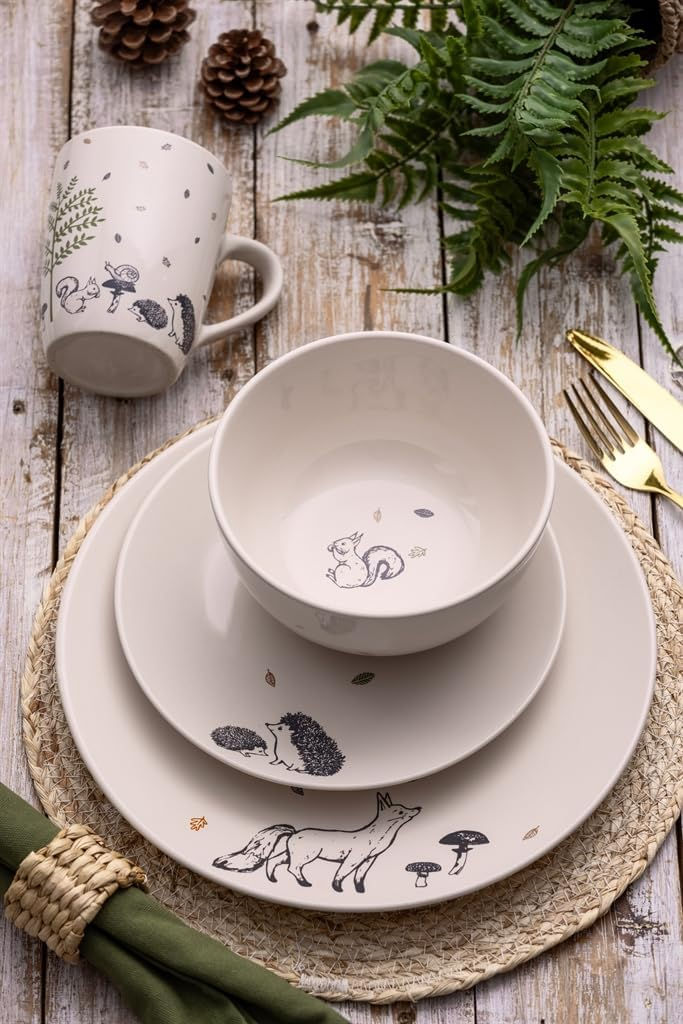 Thumbnail: Woodland Set Of 2 or 4 Bowls (14cm)