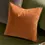Thumbnail: Meridian Velvet Cushion Cover (Pumpkin/Mocha)
