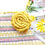 Thumbnail: Yellow Floral Print Girls Gypsy Tiered Dress
