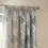 Thumbnail: Ophelia Jacquard Floral Room Darkening Pencil Pleat Curtains (Wedgewood)