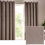 Thumbnail: Heavy Chenille Room Darkening Eyelet Curtains (Greige)