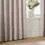 Thumbnail: Bella Floral 100% Cotton Lined Eyelet Curtains (Natural)