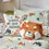 Thumbnail: Wildlife Animal Reversible Duvet Cover Set (Multicolour/Green)
