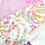 Thumbnail: Denim Top Floral Printed Girls Hanky Hem Dress