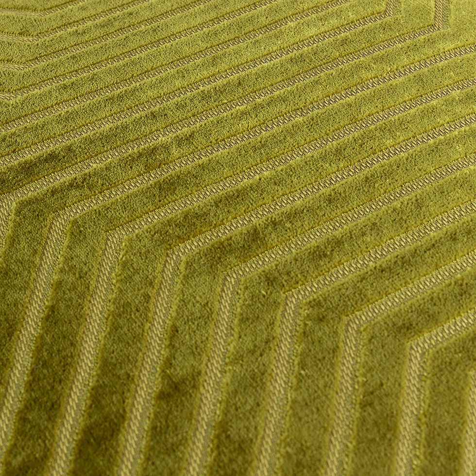 Thumbnail: Evoke Cut Velvet Cushion Cover (Olive)