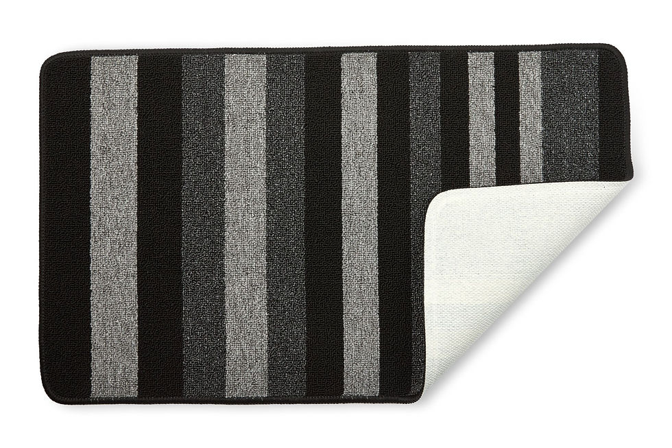 Thumbnail: Tricolore Collection - Contrast Stripe 2 Piece Set (Grey)