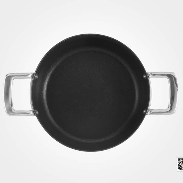 Thumbnail: 26cm Urban Stainless Steel Non-Stick Triply Chefs Pan (With Lid)