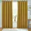 Thumbnail: Dawn 100% Blackout Thermal Eyelet Curtains (Mustard)