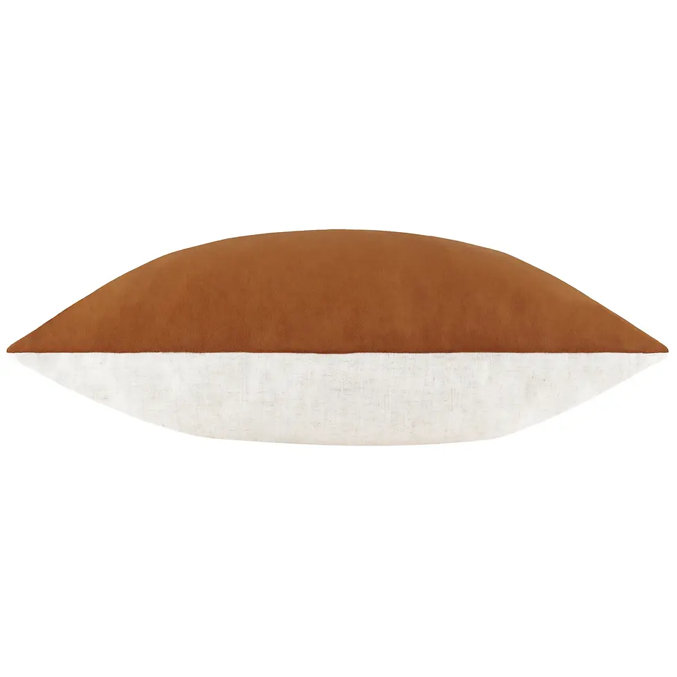 Thumbnail: Darland Velvet Cushion Cover (Pecan)