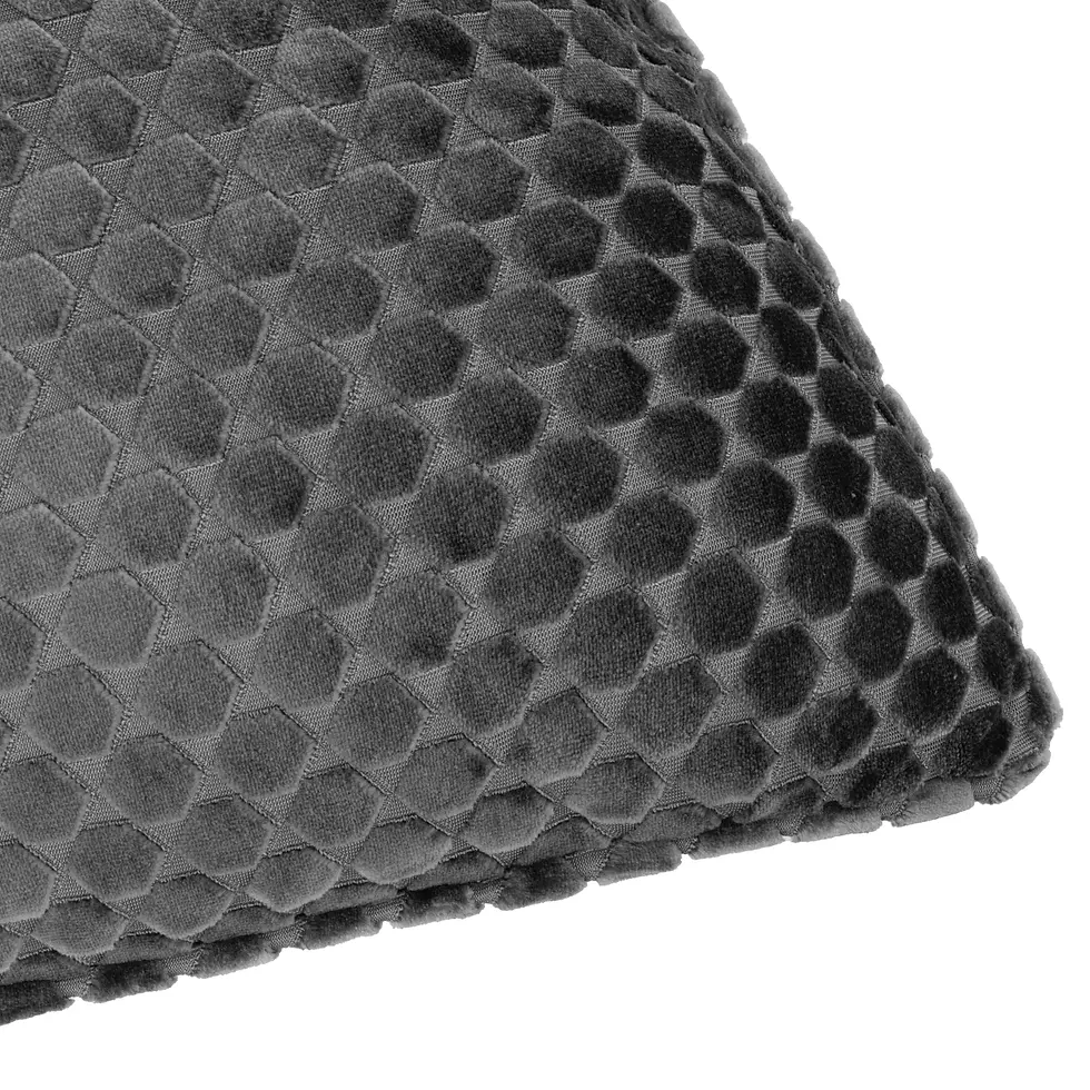 Thumbnail: Neptune Velvet Cushion Cover (Charcoal)