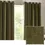 Thumbnail: Heavy Chenille Fully Lined Velvet Eyelet Curtains (Olive)