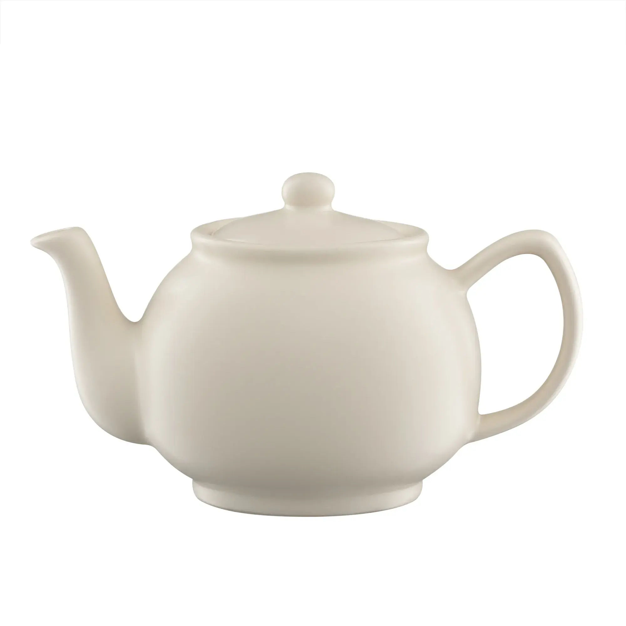 Matt Cream 6 Cup Teapot