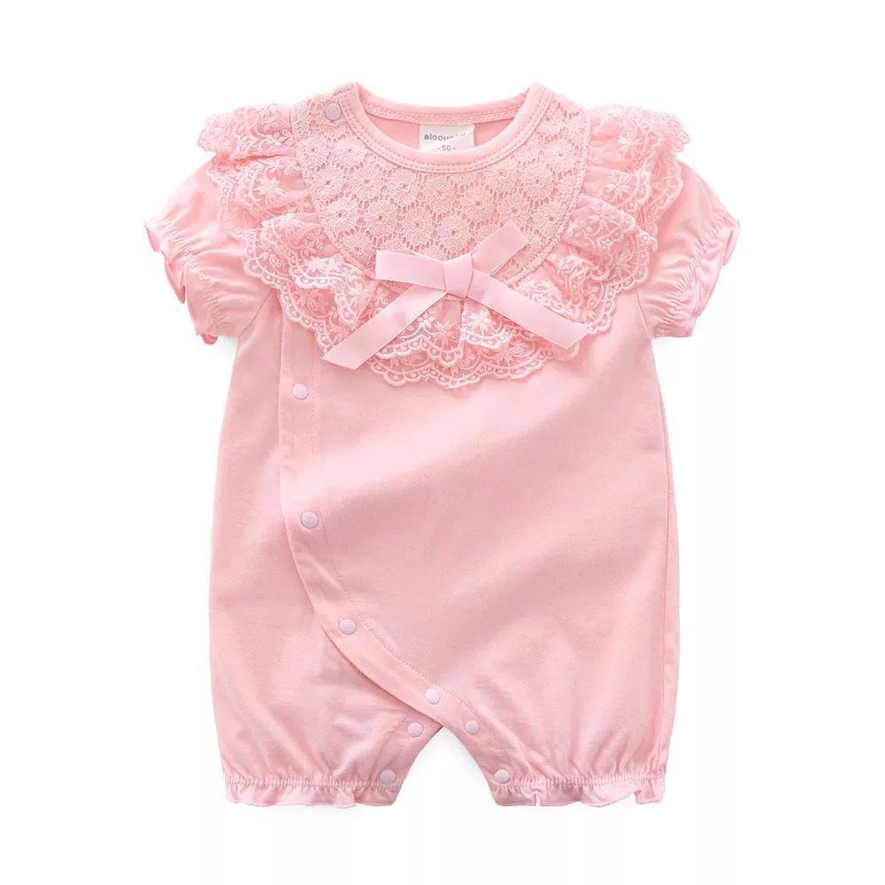 ''Simonetta'' Cotton Babysuit