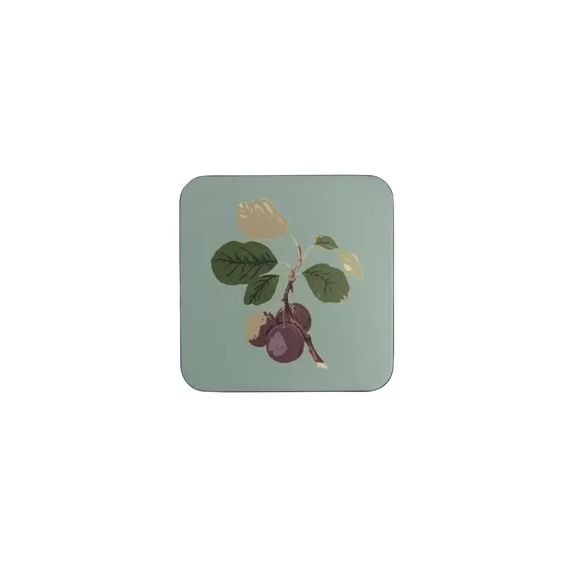 Thumbnail: RHS Hooker Fruit Coasters, Blue (Set of 4)