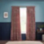 Thumbnail: Strawberry Thief Fully Lined Jacquard Pencil Pleat Curtains (Berry)
