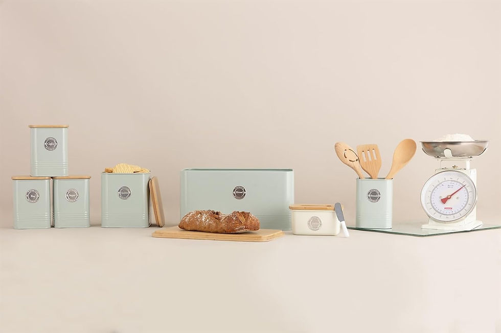 Thumbnail: Living Squircle Mint Bread Bin (9L)