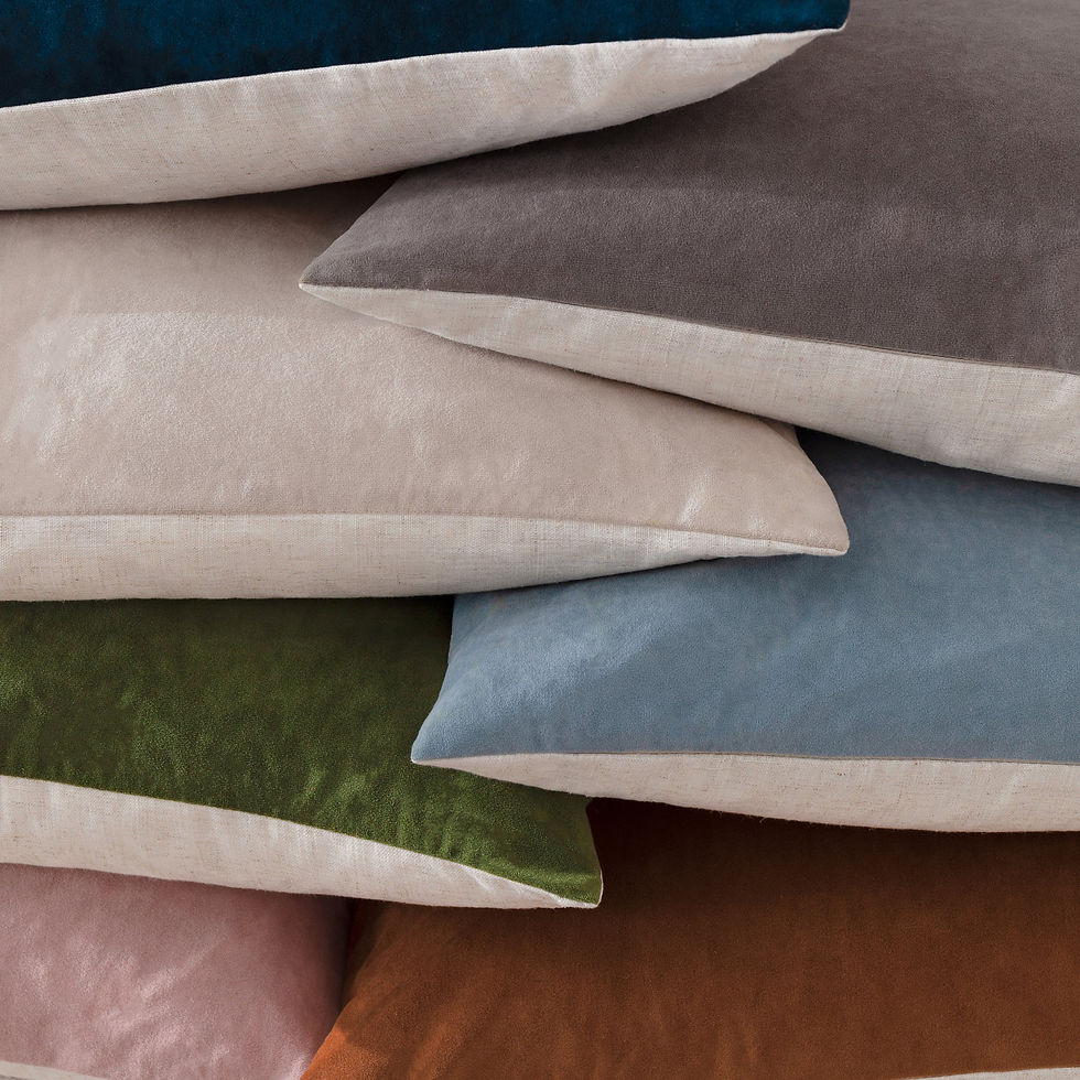 Thumbnail: Darland Velvet Cushion Cover (Doe)