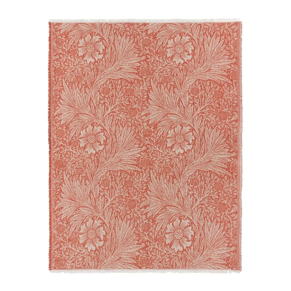 Thumbnail: Marigold Jacquard Throw (Russet)