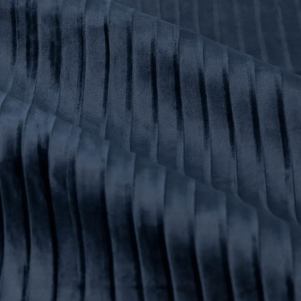 Thumbnail: Corinthian Fully Lined Velvet Eyelet Curtains (Midnight)