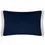 Thumbnail: Daphne Printed Ruche Fringe Cushion Cover (Blue)