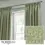 Thumbnail: Acorn Tonal Matt Jacquard Pencil Pleat Curtains (Sage)