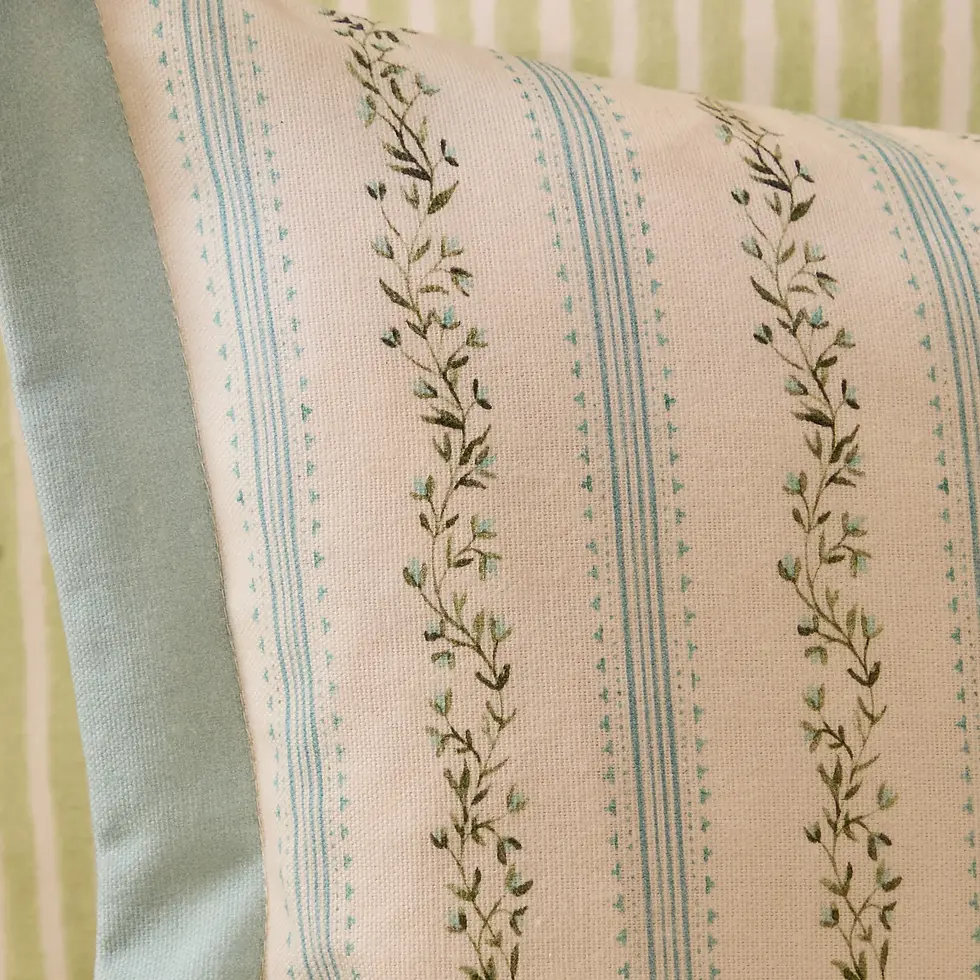 Thumbnail: Primavera Printed Cushion Cover (Sky)