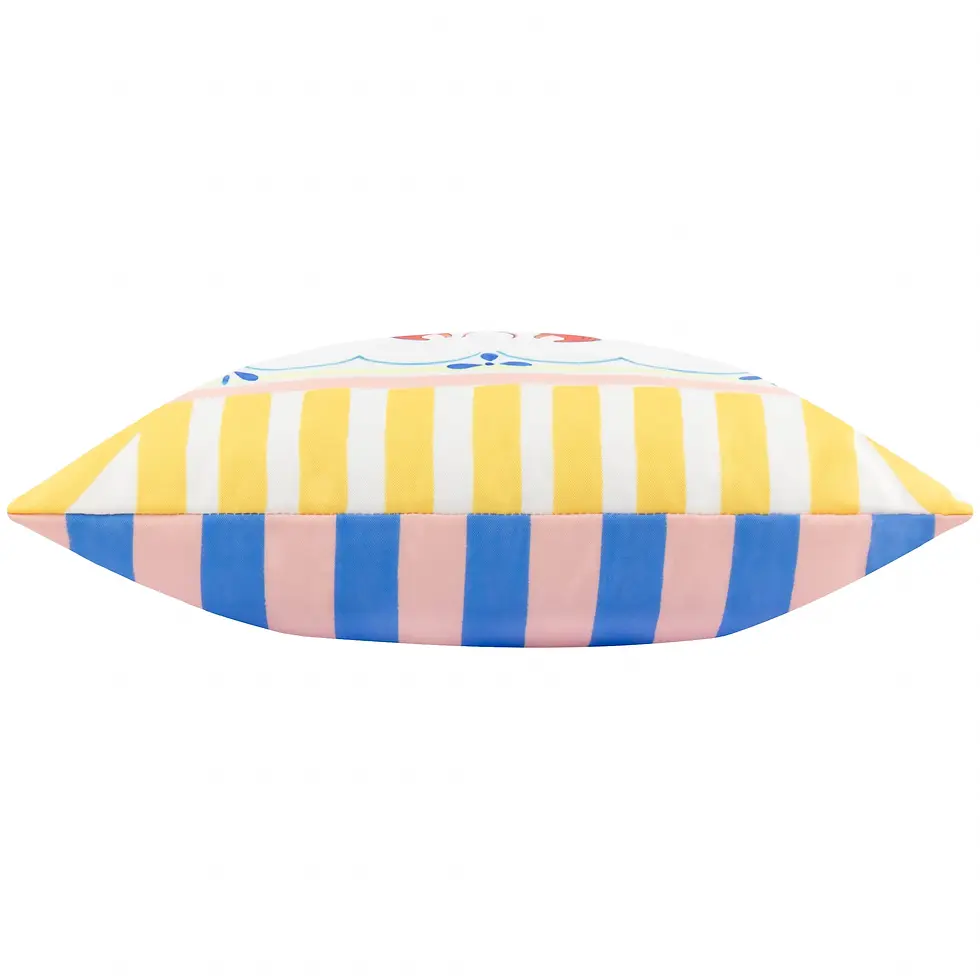 Thumbnail: Brunch Stripes Printed Outdoor Cushion (Multi)