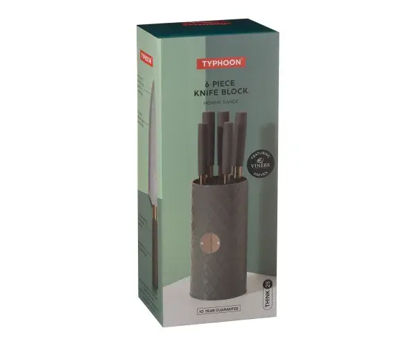 Typhoon Henrik Knife Block Set (6 Piece)