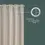 Thumbnail: The Ultimate Velvet Blackout Eyelet Curtains (Mocha)