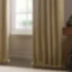 Thumbnail: Acorn Tonal Matt Jacquard Pencil Pleat Curtains (Gold)