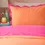 Thumbnail: Wiggle Scallop Duvet Cover Set (Coral/Pink)
