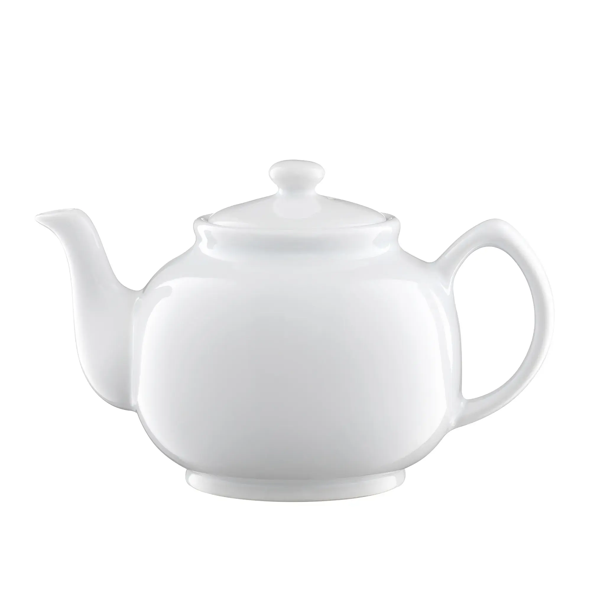 White 10 Cup Teapot