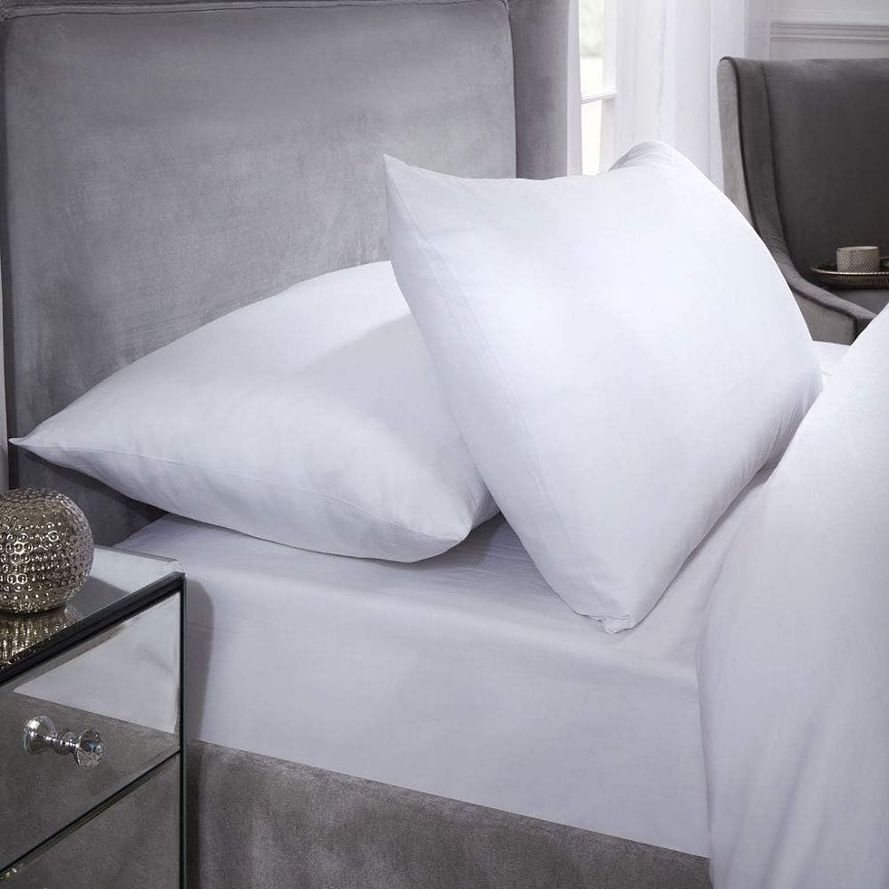 Luxor Collection - 200 Thread Count Luxury Egyptian Cotton Fitted Sheet (White)