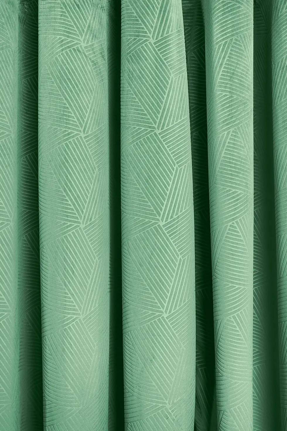 Thumbnail: Deco Collection - Embossed Velvet Woven Thermal Blackout Eyelet Curtains