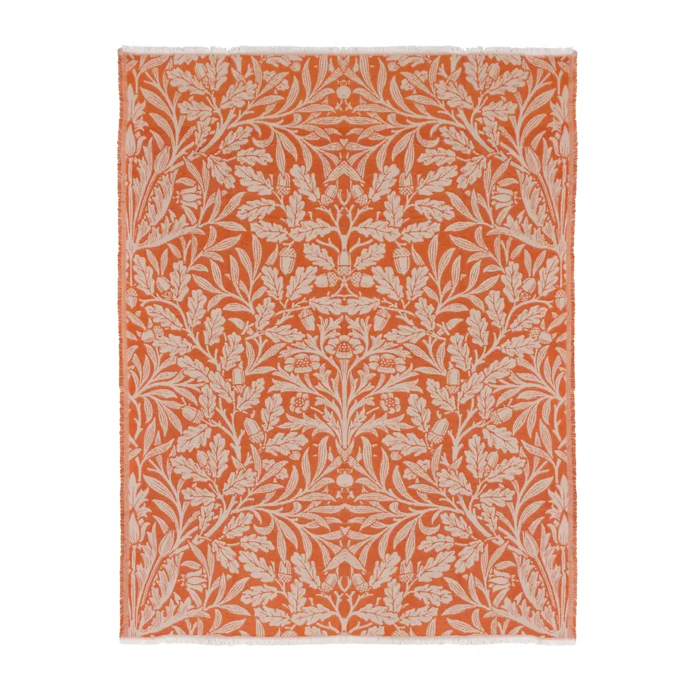 Thumbnail: Acorn Tonal Jacquard Throw (Brick)