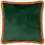 Thumbnail: Odisha Scene Printed Velvet Cushion Cover (Multicolour)