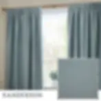 Thumbnail: Hutton Jacquard Pencil Pleat Curtains (Blue)