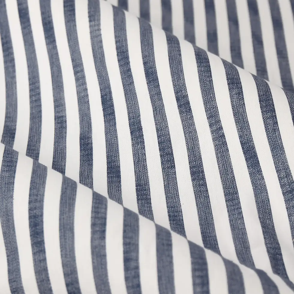 Thumbnail: Hebden 100% Cotton Blackout Pencil Pleat Curtains (Navy)