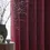 Thumbnail: Heavy Chenille Fully Lined Velvet Pencil Pleat Curtains (Beetroot)