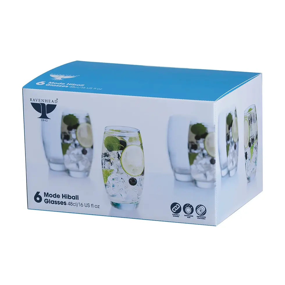 Thumbnail: Mode Set Of 6 Hiball Glasses (48cl)