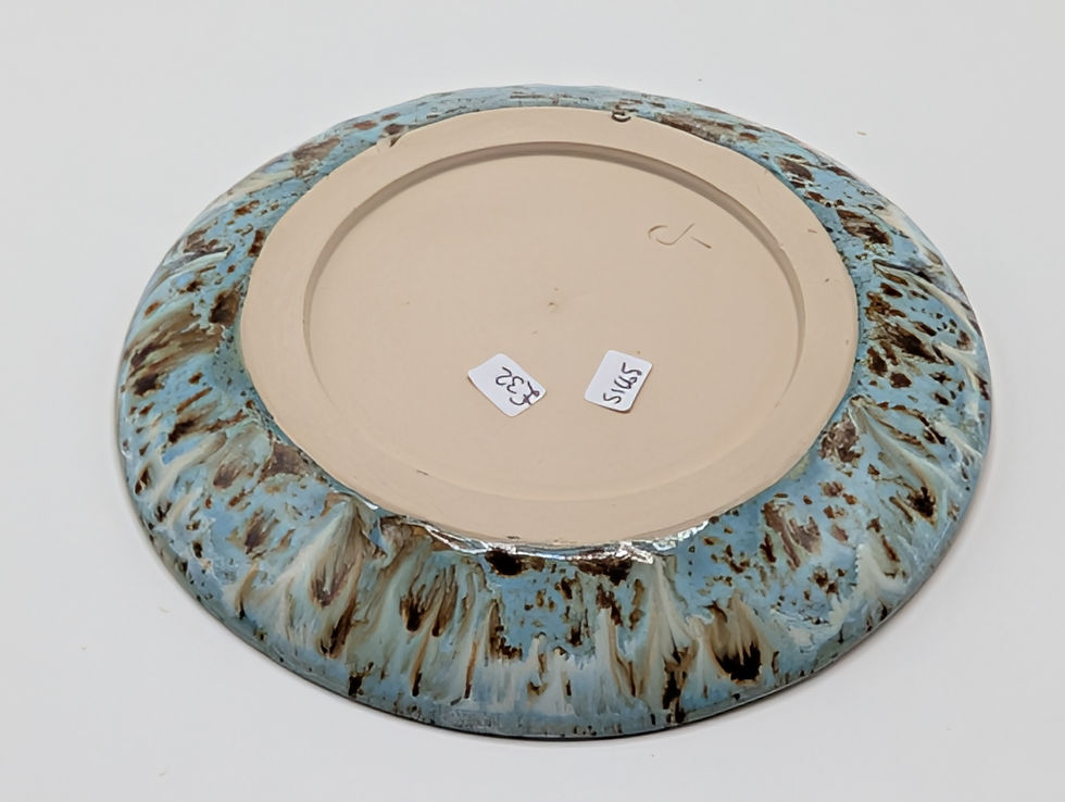 Thumbnail: Hand Thrown and Carved little fish spiral design Bowl