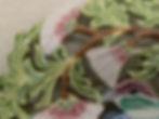 Thumbnail: Arts and Crafts Bird and flowers Plaque