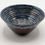 Thumbnail: Hand Thrown and Carved blue spiral design Bowl
