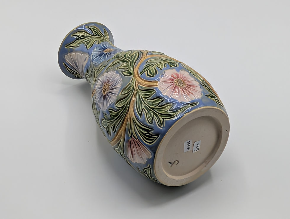 Thumbnail: Hand Thrown, Large arts and crafts inspires flowers vase