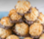 Chocolate Dipped Coconut Macaroons