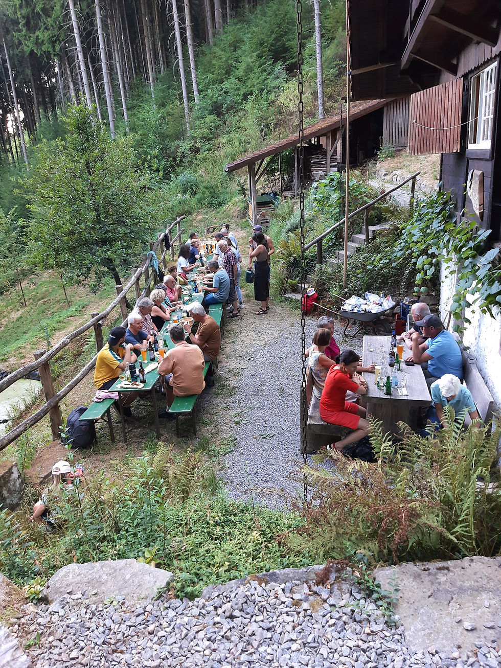 Sommerabend auf der Berglerhütte