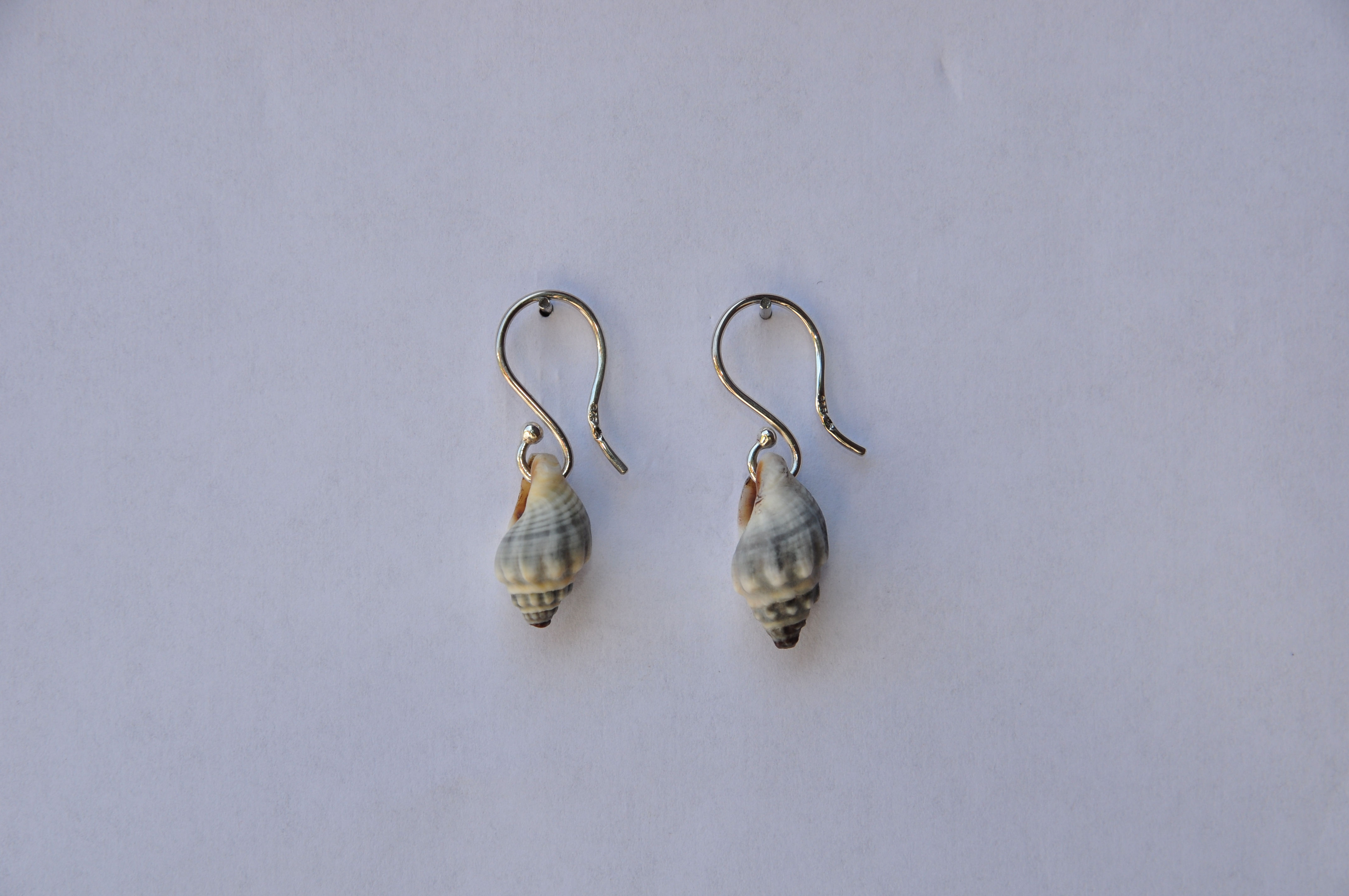 Boucles d'oreilles coquillages