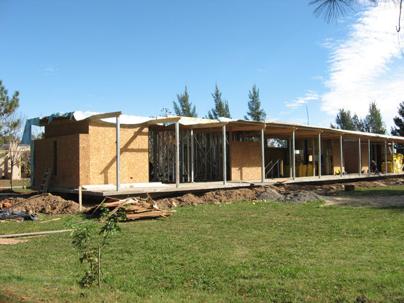 Ampliacion Steel Frame, Framing