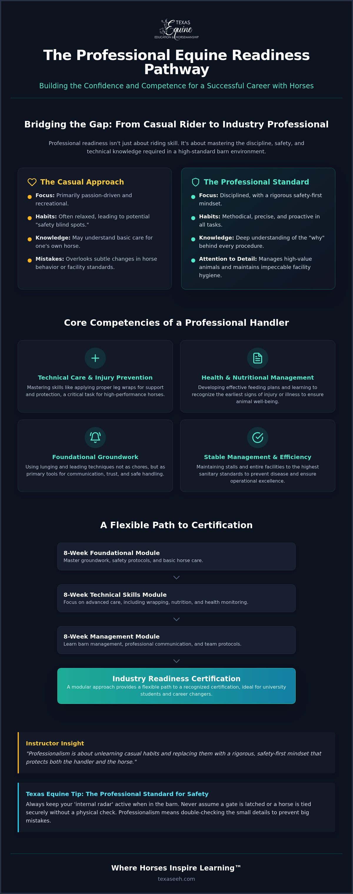Horse industry readiness program