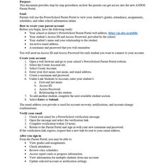 ASDOE Parent Portal Request Procedures - Quick Reference Guide!